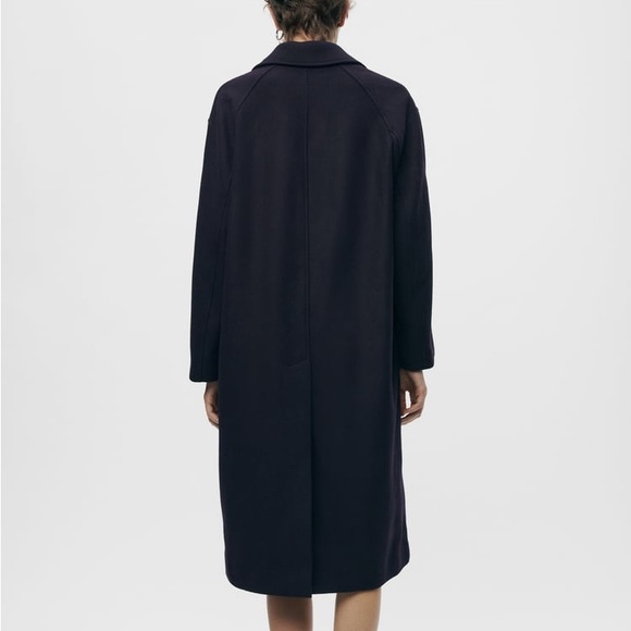Zara Oversized Wool Blend Coat Size - Picture 12 of 16